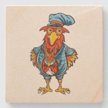 Gallo de Dibujos Animados Divertido y Mandón