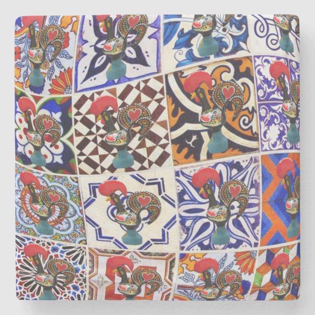 Posavasos De Piedra Galo de Barcelos Portugal (Anverso)