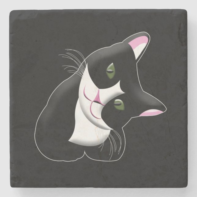 Posavasos De Piedra Gato (Anverso)