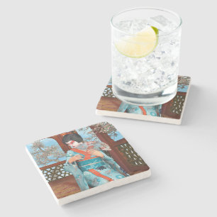 Posavasos De Piedra Geisha