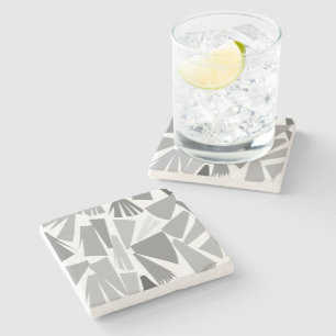 Posavasos De Piedra Geométrico Resumen Geométrico
