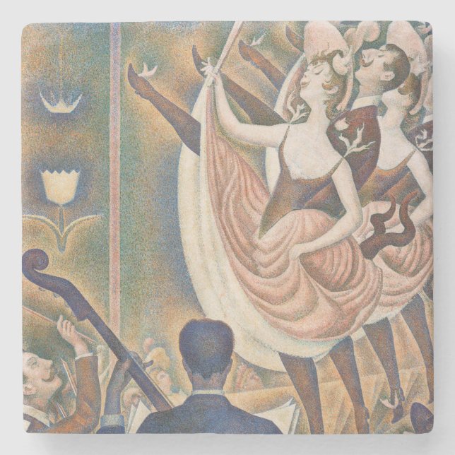 Posavasos De Piedra Georges Seurat - Le Chahut (Anverso)