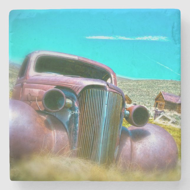 Posavasos De Piedra Ghost Truck Coaster (Anverso)