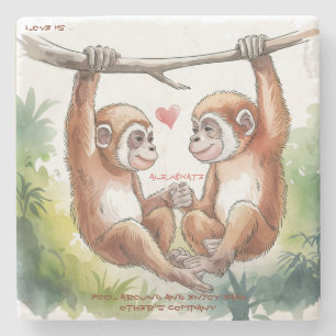 Posavasos De Piedra Gibbons en el amor