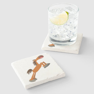 Posavasos De Piedra ¡Giddyup, Horsey! Pascua de piedra de caballo pers