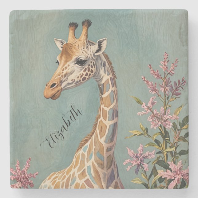 Posavasos De Piedra Gigante suave personalizado (Anverso)