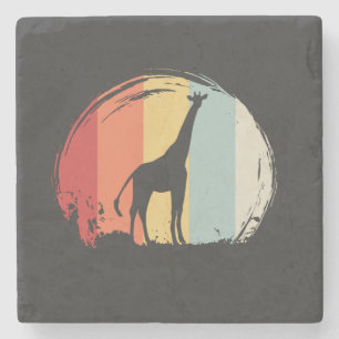 Posavasos De Piedra Giraffe Vintage