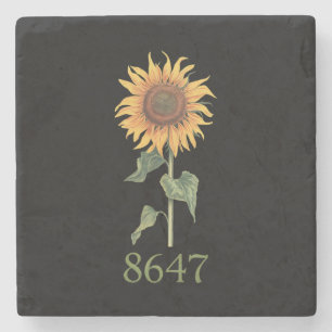 Posavasos De Piedra Girasol 8647 86 47 Sutil Anti Trump Floral Boho