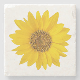 Posavasos De Piedra Girasol amarillo único