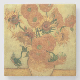Posavasos De Piedra Girasoles de Vincent van Gogh el  , 1889