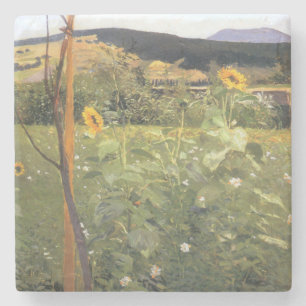 Posavasos De Piedra Girasoles (por Jacek Malczewski)