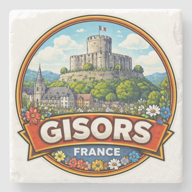 Posavasos De Piedra Gisors Francia  (Anverso)