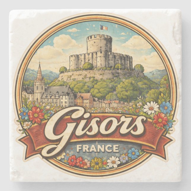 Posavasos De Piedra Gisors Francia (Anverso)