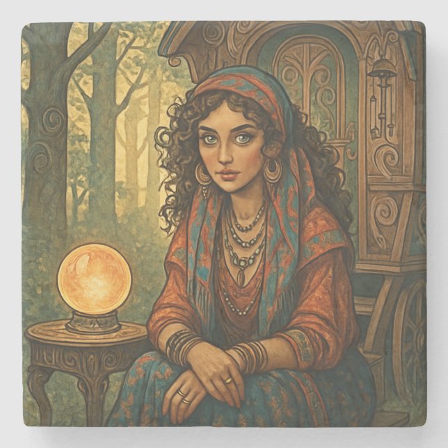 Posavasos De Piedra Gitana (Anverso)