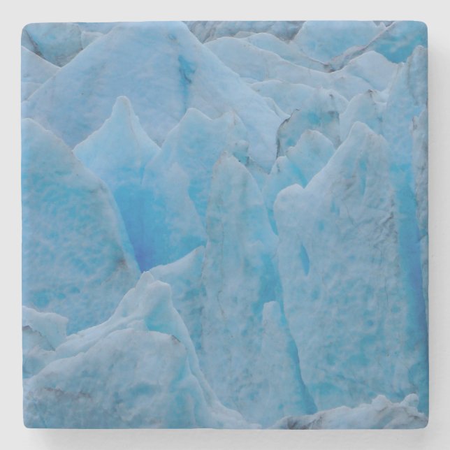 Posavasos De Piedra Glaciar azul (Anverso)