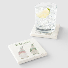 Posavasos De Piedra Gnome Holiday Coaster | Monstruo de Mármol | Regal