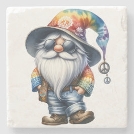 Posavasos De Piedra Gnomo hippie