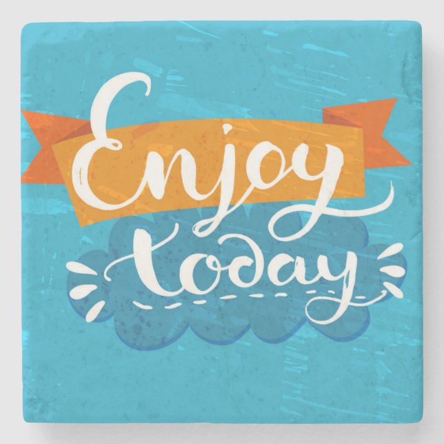 Posavasos De Piedra Goce hoy (Anverso)