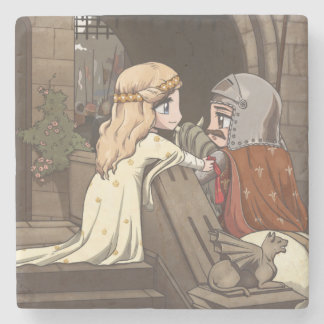 Posavasos De Piedra ¡Godspeed mi caballero de Chibi!