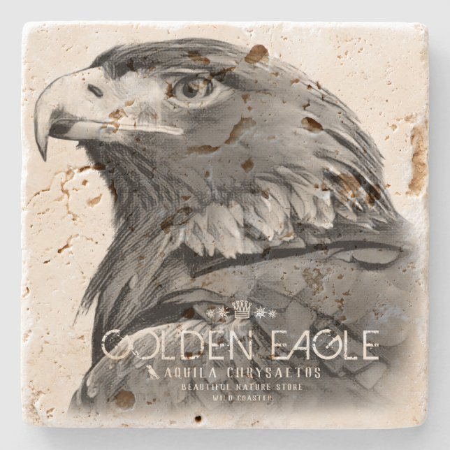 Posavasos De Piedra Golden Eagle (Anverso)
