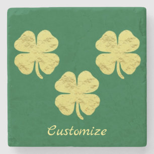 Posavasos De Piedra Golden Shamrock Thunder_Cove