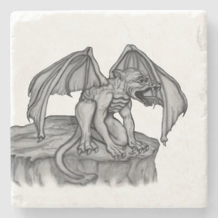 Posavasos De Piedra Golem Gargoyle