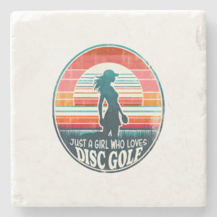 Posavasos De Piedra Golf en disco femenino - Frisbee Golf Female