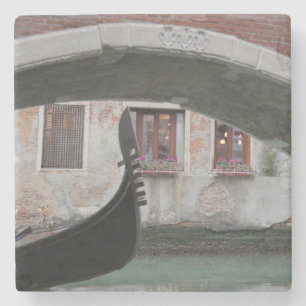 Posavasos De Piedra Gondola en el Canal de Venecia Italia