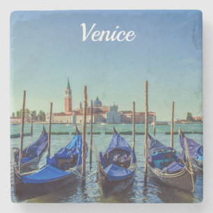 Posavasos De Piedra Góndolas en Venecia, Italia