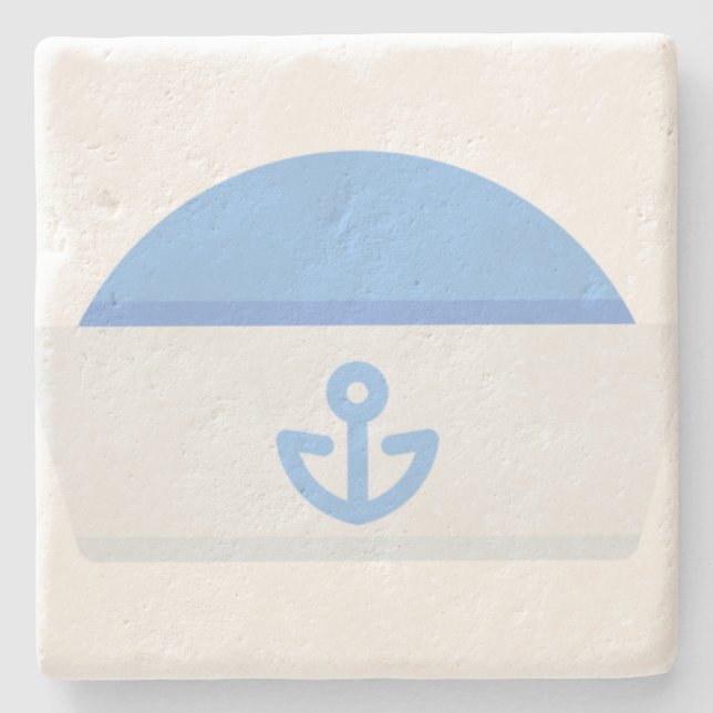 Posavasos De Piedra gorra marinero (Anverso)