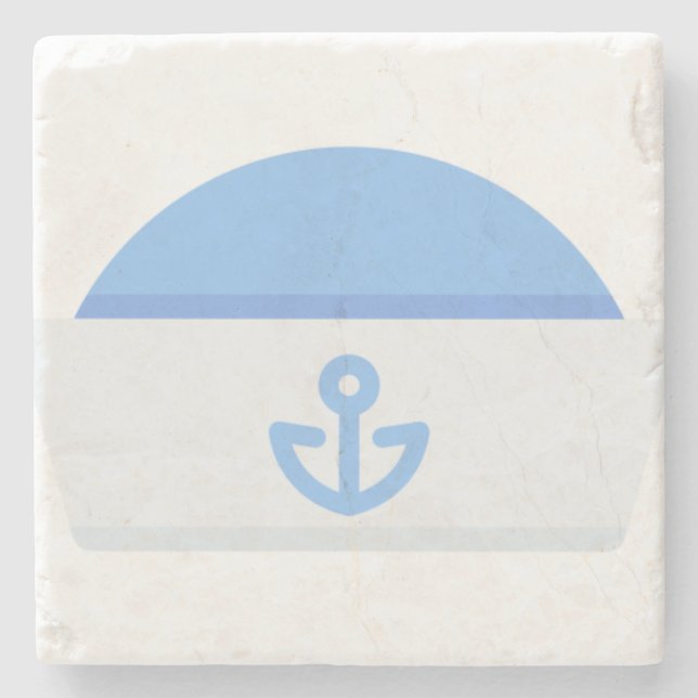 Posavasos De Piedra gorra marinero (Anverso)