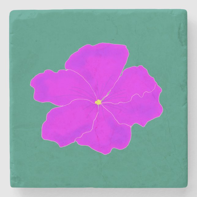 Posavasos De Piedra Graceful Purple (Anverso)