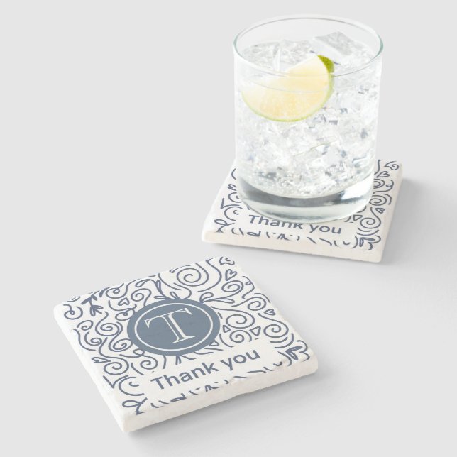 Posavasos De Piedra Gracias Napkin (Lateral)