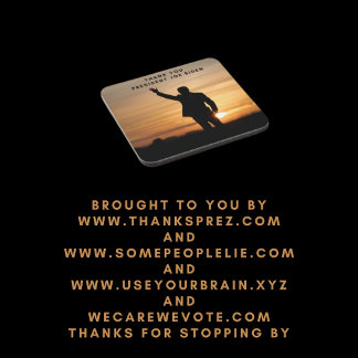 Posavasos De Piedra Gracias Presidente Joe Biden