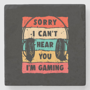 Posavasos De Piedra Graciosa camiseta de gamer para adolescentes hombr