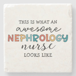 Posavasos De Piedra Graciosa Nefrología Enfermera Apreciación Increíbl