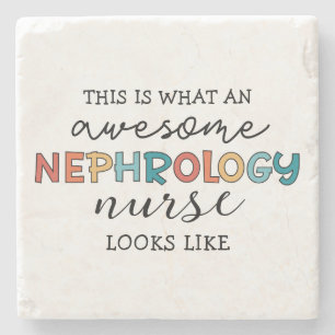 Posavasos De Piedra Graciosa Nefrología Enfermera Apreciación Increíbl
