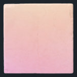 Posavasos De Piedra Gradiente rosa y rosa<br><div class="desc">Melocotón claro y color rosa oscuro.</div>