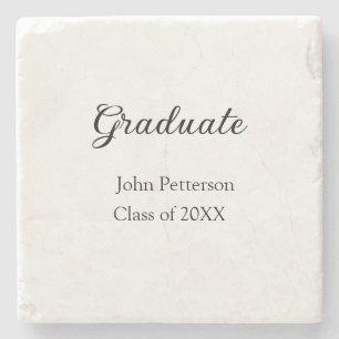 Posavasos De Piedra Graduado de 20XX graduación mínima simple