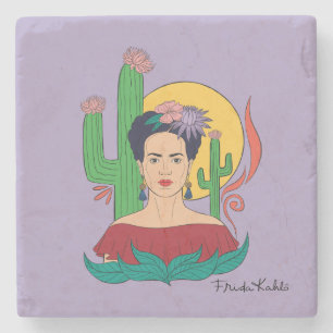 Posavasos De Piedra Gráfico del desierto de Frida Kahlo