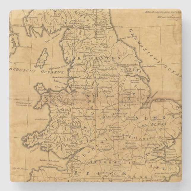 Posavasos De Piedra Gran Bretaña antigua (Anverso)