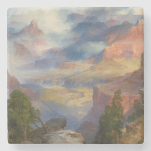 Posavasos De Piedra Gran Cañón en niebla (por Thomas Moran)