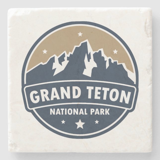 Posavasos De Piedra Gran Parque Nacional de Teton (Anverso)