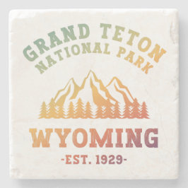 Posavasos De Piedra Gran Parque Nacional Teton Gradiente Wyoming USA