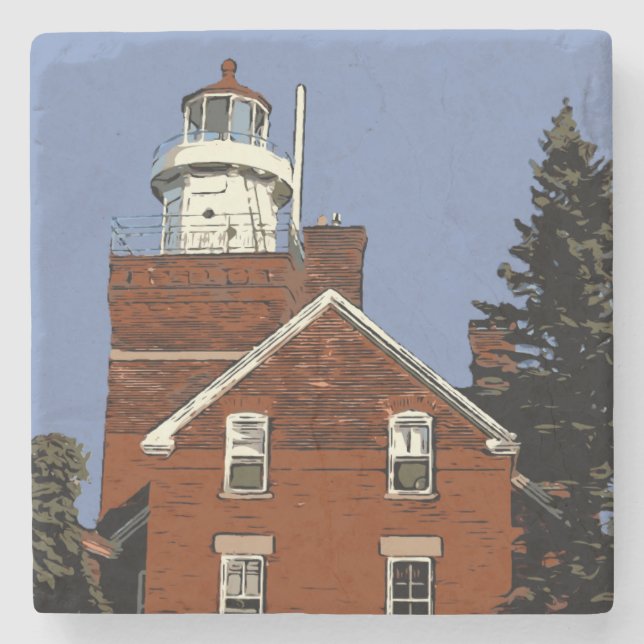 POSAVASOS DE PIEDRA GRAN PUNTO DE BAHÍA (Anverso)