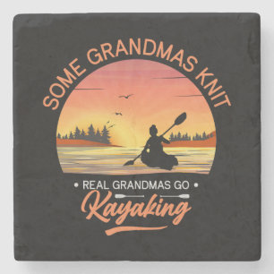 Posavasos De Piedra Grandma Kayaking