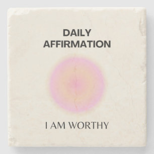 Posavasos De Piedra Gratitud Daily Affirmation Positive Spiritual