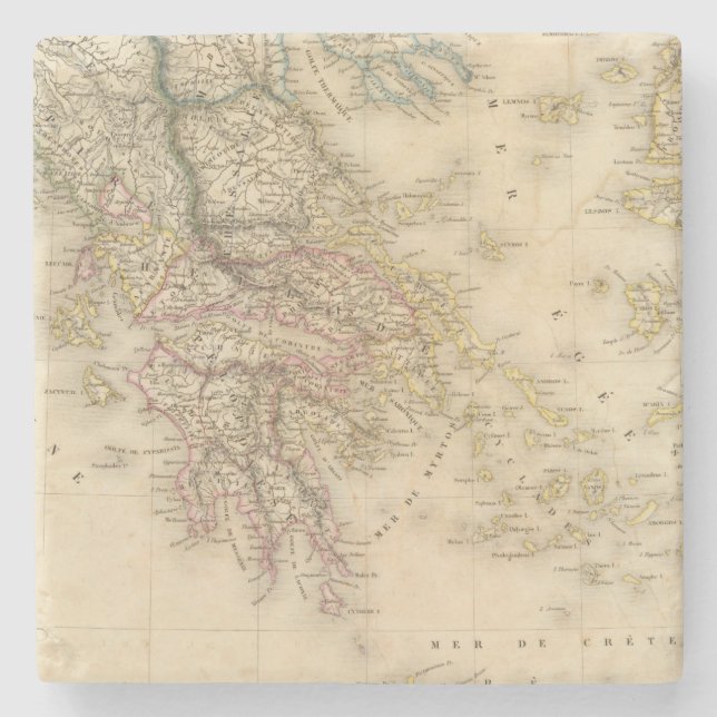 Posavasos De Piedra Grecia antigua 3 (Anverso)