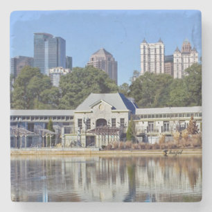 Posavasos De Piedra Greystone Piedmont Park Atlanta Marble Coaster
