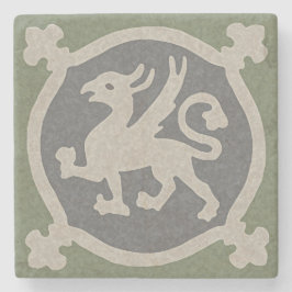Posavasos De Piedra Griffin Tile Medieval